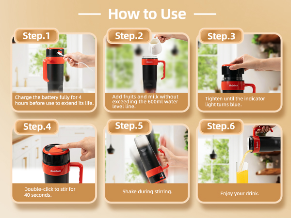portable blender rechargeable