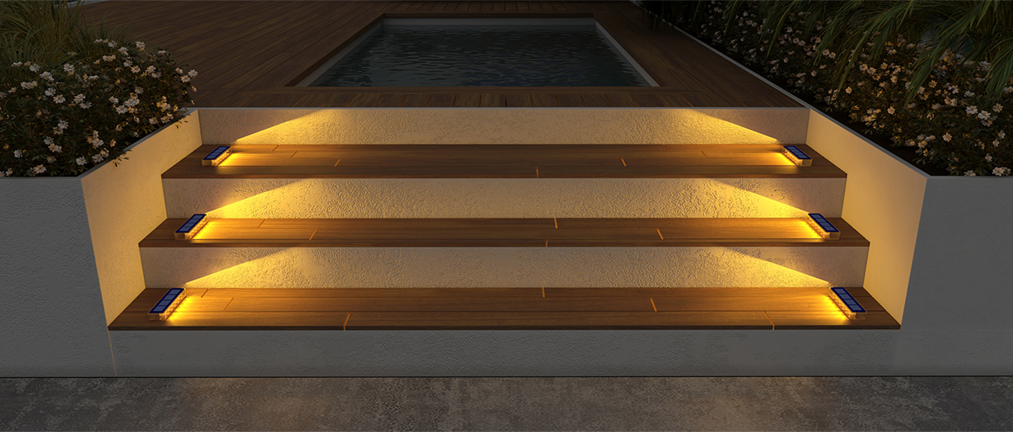 Solar Step Lights for Outside