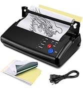GVOTPLOP Tattoo Stencil Transfer Copier Printer with 20pcs Free Tattoo Stencil Transfer Paper Tat...
