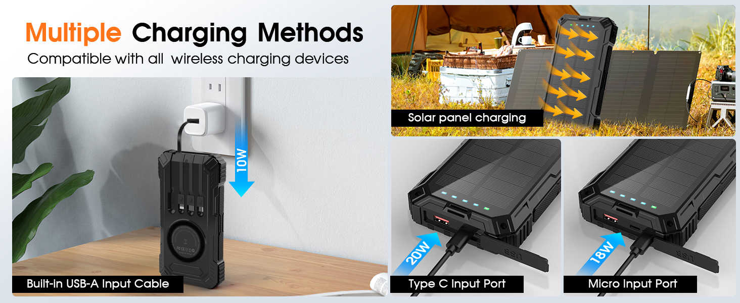 Multiple Charging Methods