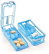 TIONTURE 2 Pcs Pill Cutter Splitter for Small Pills Pill Cutters for Small or Large Pills Profess...