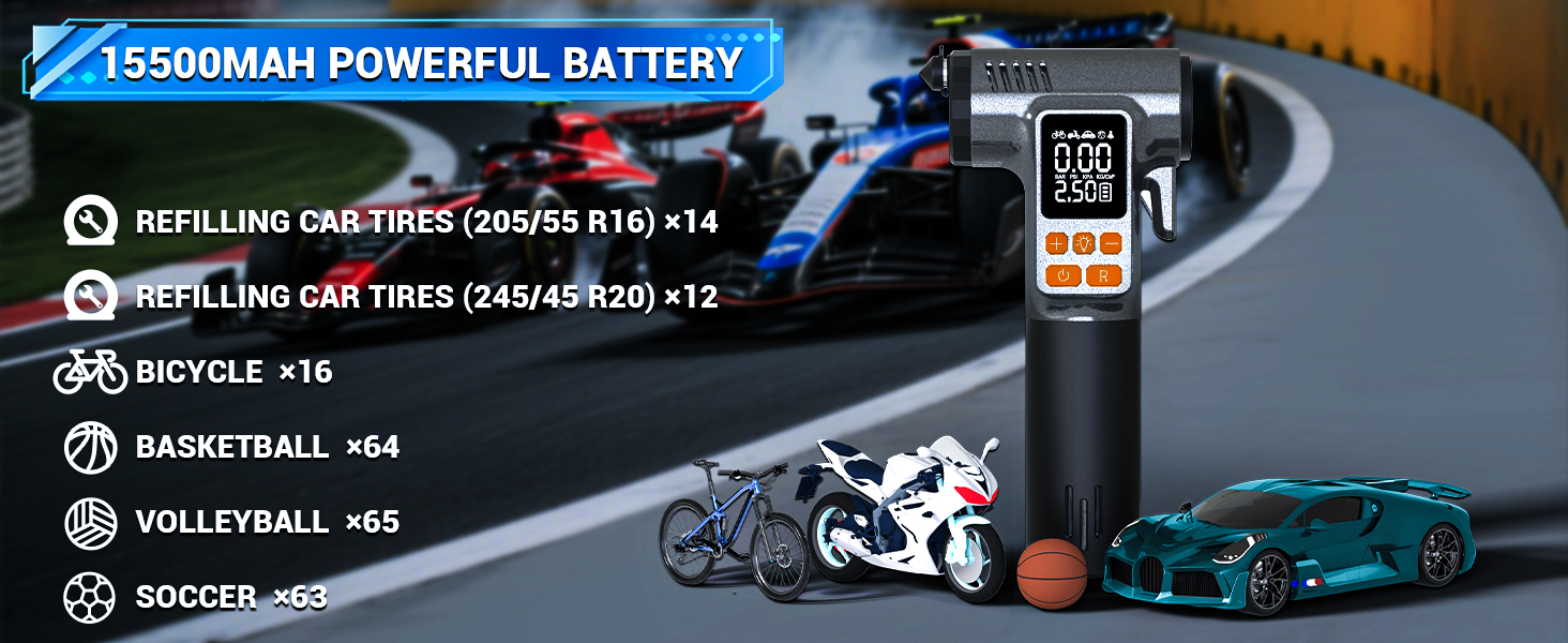 Tire Inflator Portable Air Compressor