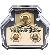 TOPSTRONGGEAR 0/2/4 Gauge in 0/2/4 Gauge Out Power Distribution Block for Car Audio Splitter-Solo...