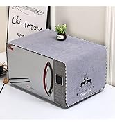 Microwave Oven Cover Dust Oil Proof Cotton Linen Waterproof Fabric Cloth Machine Protector Decora...