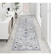 SALLOUS Floor Mat, 10x3ft Runner Mat for Hallway, Area Rug for Living Room, Waterproof Vinyl Mat ...