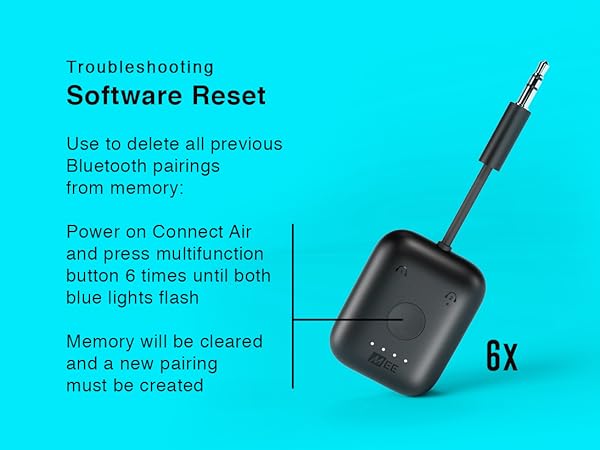 MEE audio Connect Air In-Flight Bluetooth Wireless Audio Transmitter Adapter for AirPods