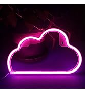 Cloud Neon Sign Lights, LED Neon Light Wall Light Night Lights, Battery or USB Powered Neon Light...