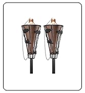 Matney Outdoor Metal Patio Torches – Use for Deck, Patio, Back Yard, Out Door parties, Wedding – ...