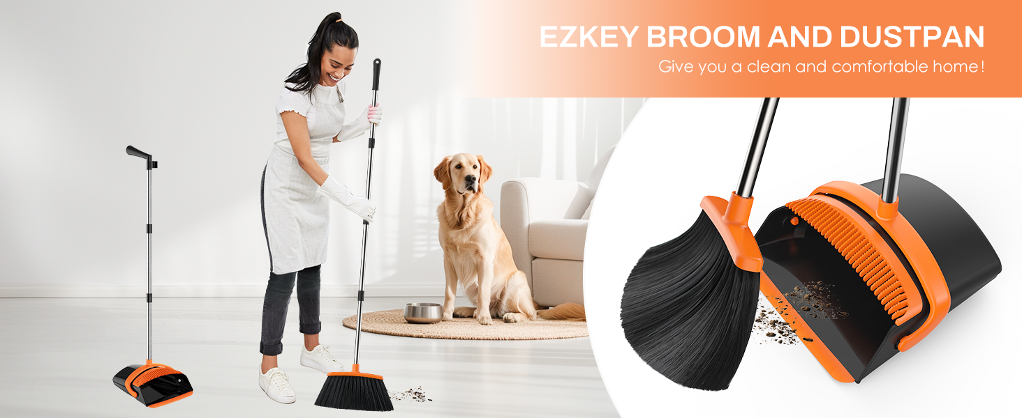 Broom and Dustpan Set