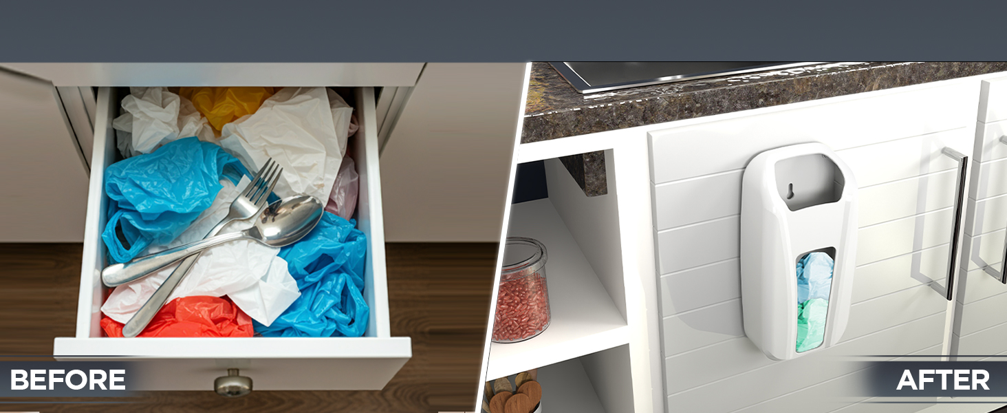 grocery bag holder wall mount,grocery bag dispenser,plastic bag holder wall mount
