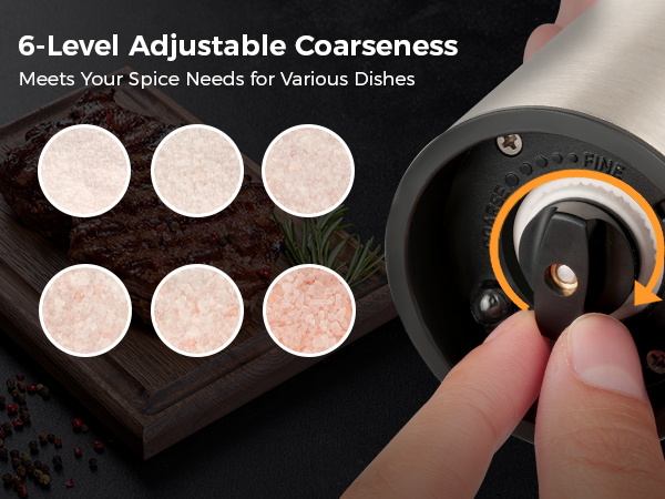 salt shakers for kitchen salt and pepper grinders sea salt grinder pepper grinder mill electric 