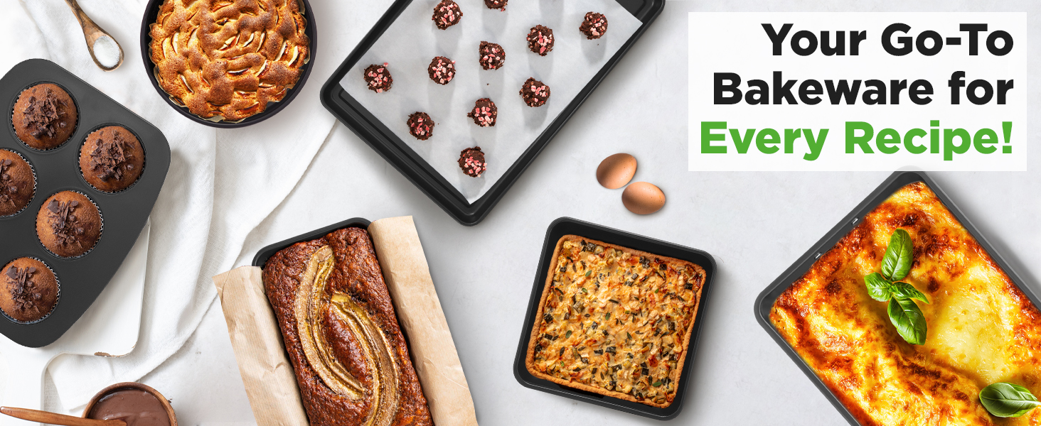 kitchen baking gadgets assesories nesting set bake bakewear nonstick must haves cookie 