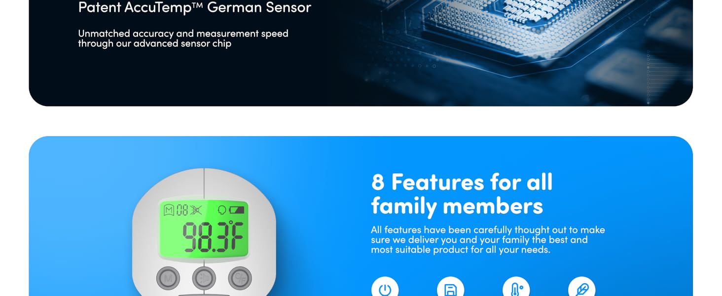 thermometer contactless infrared baby adults