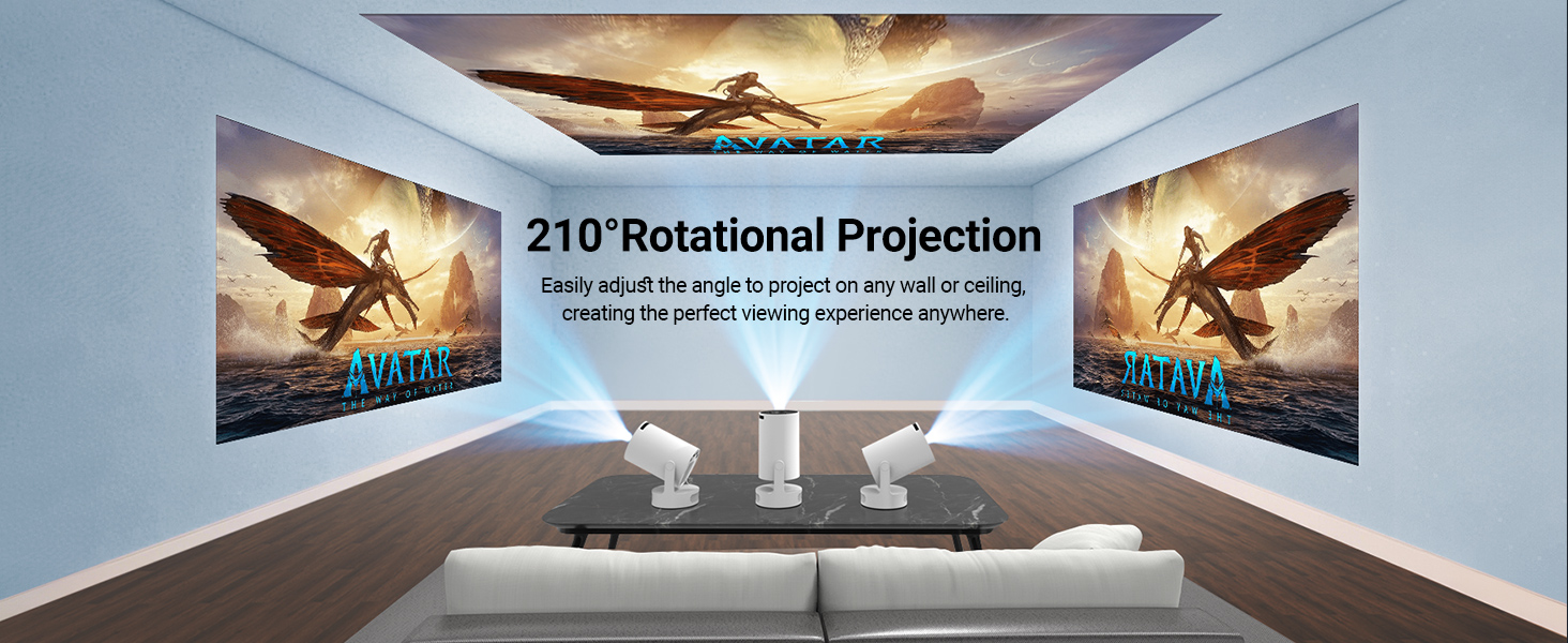 Mini Projector with WiFi and Bluetooth