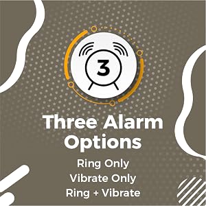 vibrating alarm clock with bed shaker 