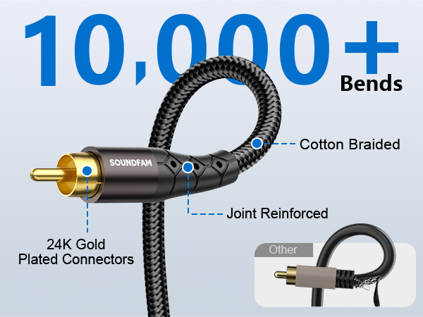 90 degree rca cable