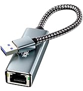 USB 3.0 to Ethernet Adapter, Fairikabe USB 3.0 to RJ45 Gigabit NIC Network Adapter, USB Computer ...