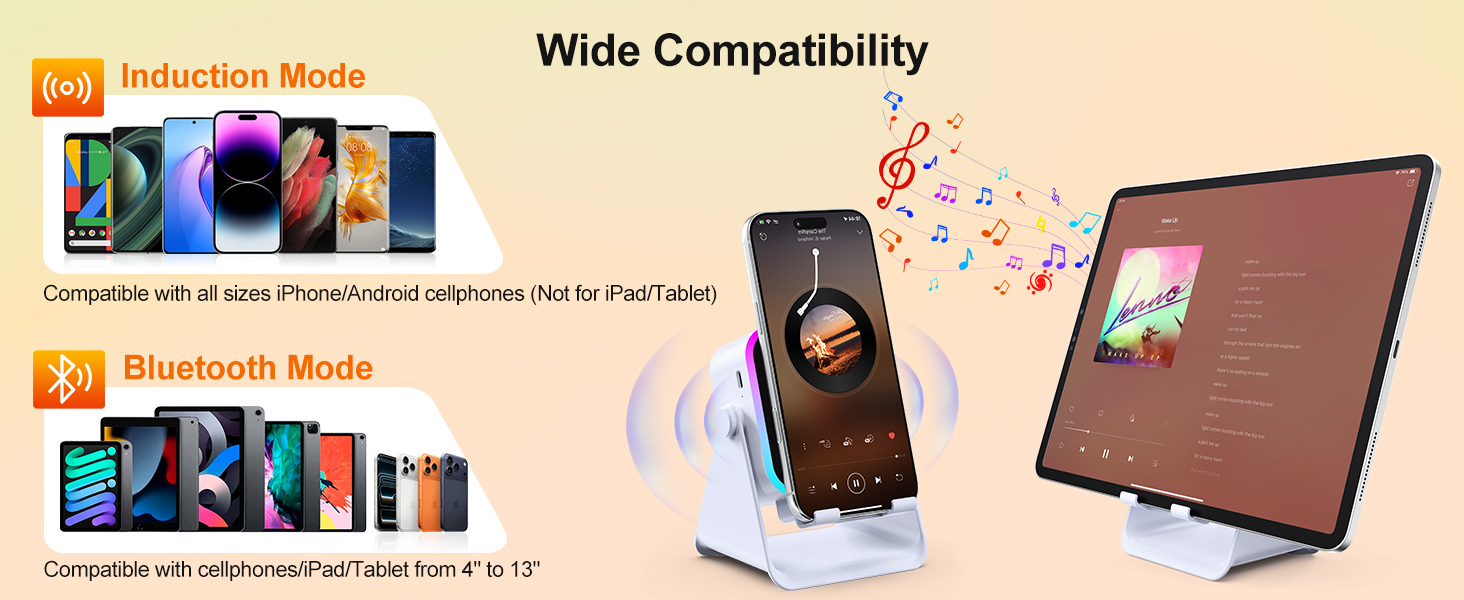 induction bluetooth speaker