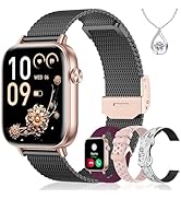 Iaret Smart Watch for Women, 1.83" HD Fitness Tracker with 4 Bands, Answer/Make Calls, Heart Rate...