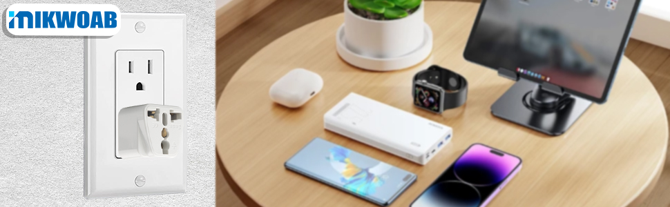 Europe to US Plug Adapter