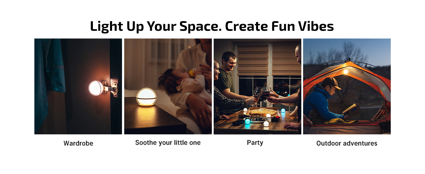 Small camping light for multiple scenarios