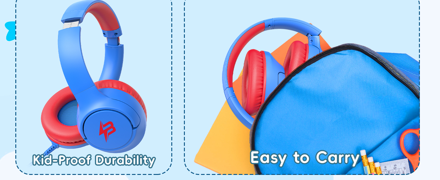 kids headphones for school