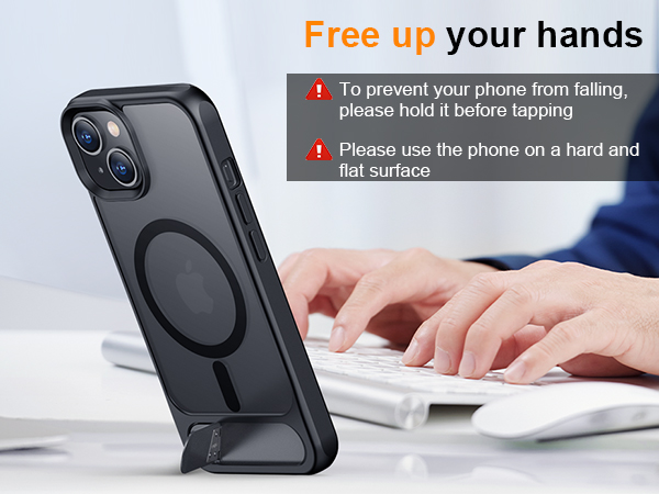 iPhone 15 plus case with stand