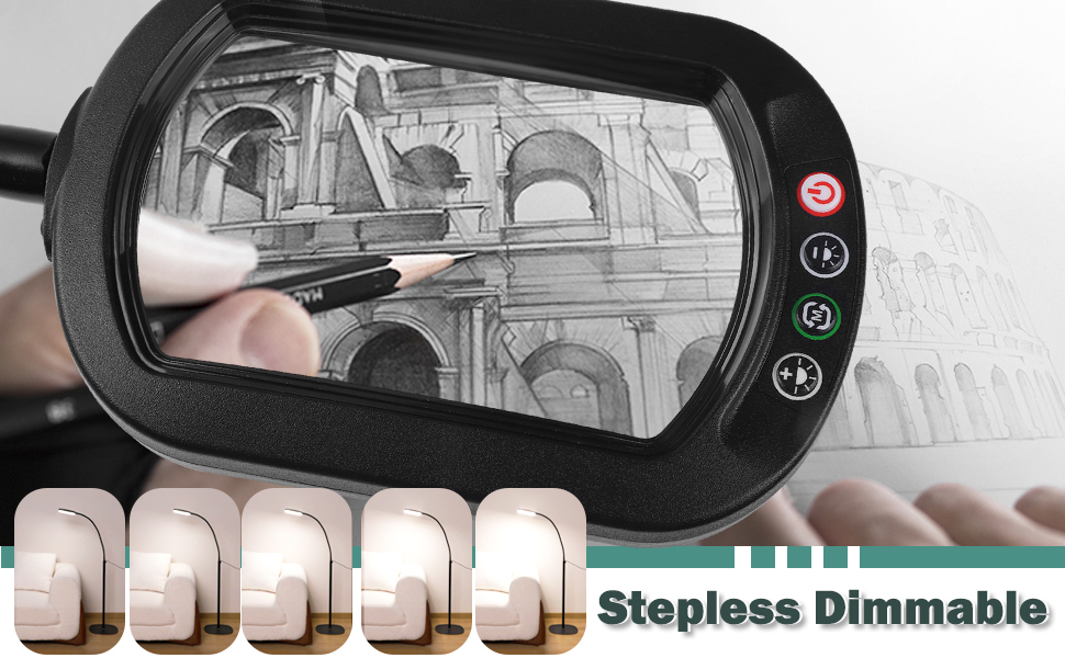 lighted magnifying glass