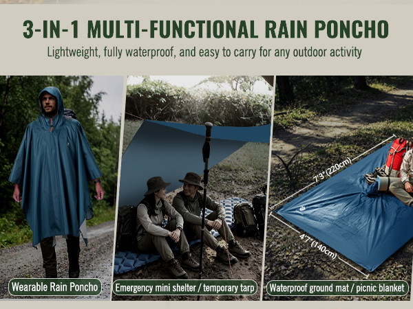 rain ponchos for women