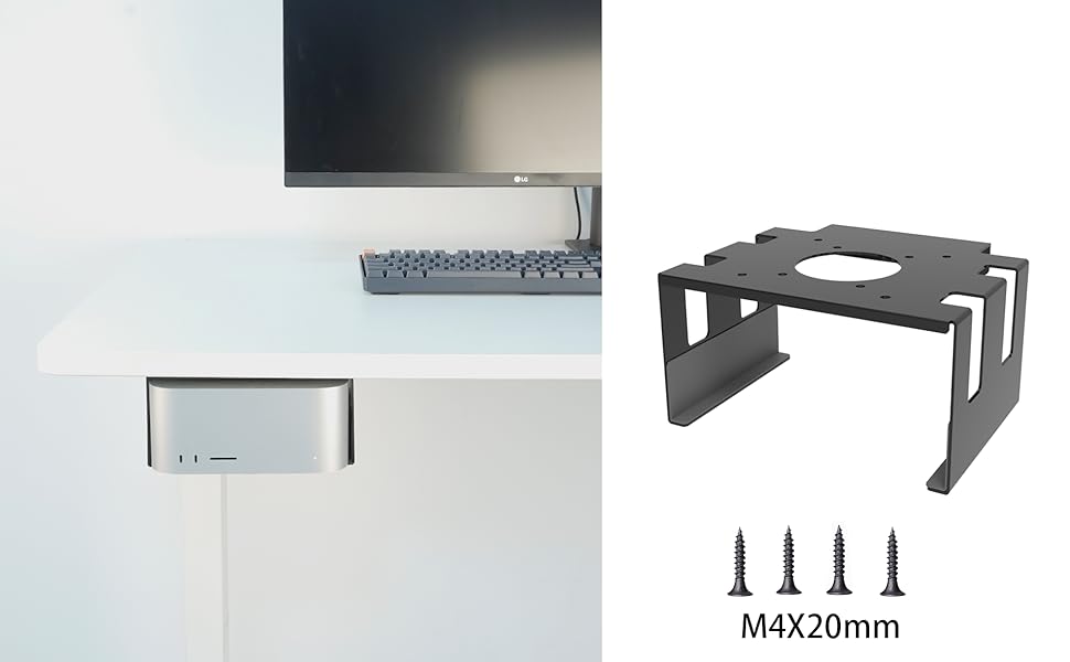 under desk mount for mac studio