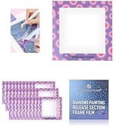 forever young Reusable Diamond Painting Release Section Frame Film, 30PCS Non-Stick Release Paper...