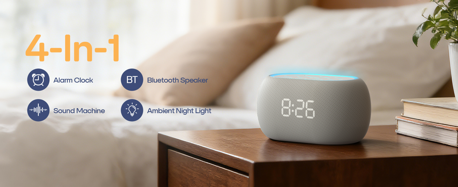 4 in 1 alarm clock