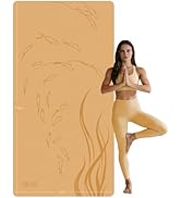 ONLYHE Extra Wide Thick Yoga Mat for Women and Men 76"x 40"x 10mm TPE Exercise Mat, Large-sized N...