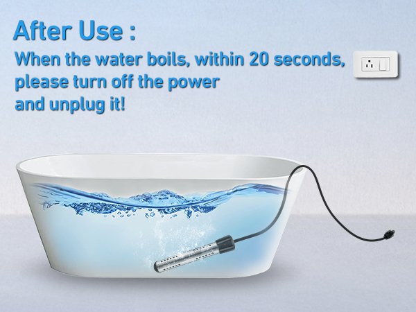 immersion water heater