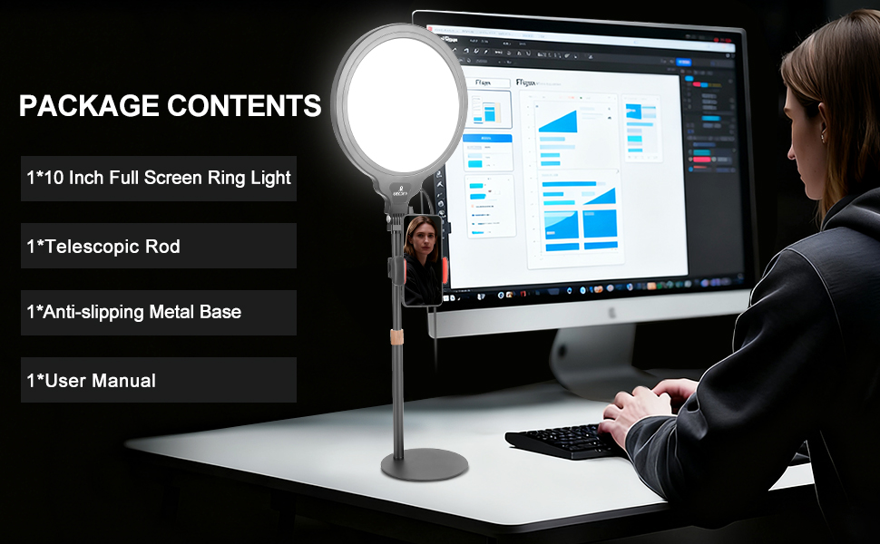 desktop ring light