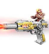 Trokiomi Light Up Toy Gun with Sound Effects &amp; Spray - Unique Barrel Telescopic Action - Ideal Ha...