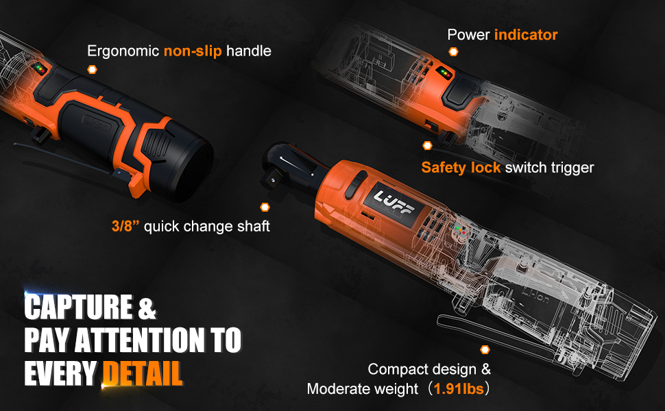 electric wrench ratchet