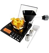 TOPWEIGH Reloading Scale with Powder Trickler, 750 Grains x 0.02 gn, Metal Powder Pan and Handy S...