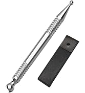 Acupuncture Pen, Stainless Steel Deep Tissue Massage Pen- Manual Acupressure Massage Pen for Full...