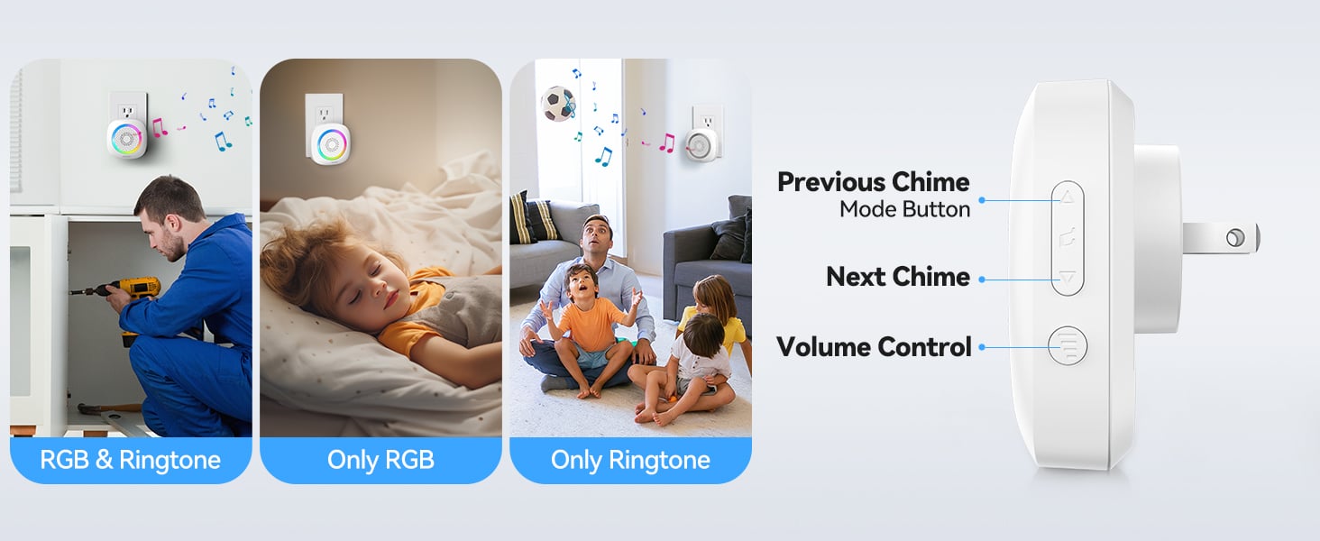 Wireless Door Bell Chime Sensor Alarm