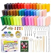 ifergoo Polymer Clay, Modeling Clay for Kids DIY Starter Kits, Oven Baked Model Clay, Non-Toxic, ...