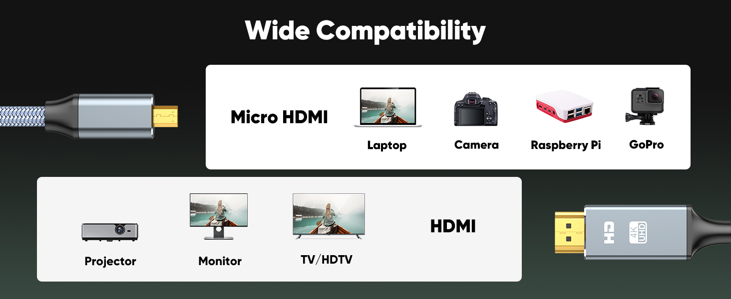 Micro HDMI to HDMI