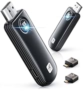 WELUSOPU Wireless HDMI Transmitter and Receiver, HDMI Wireless 4K Decode 1080P Output, 2.4G/5.8G,...