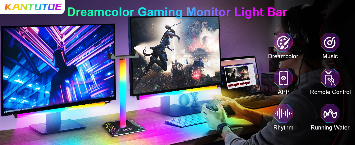 dreamcolor gaming monitor light bar