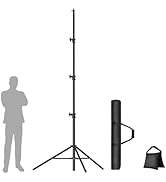 EMART 13ft Heavy Duty Light Stand Photography Tripod, Air-Cushioned Aluminum Alloy Light Stand wi...