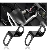 2PCS Rear Motorcycle Turn Signal Bracket,L-Shape Metal Brackets for Fixing Turn Signal Lights,Uni...