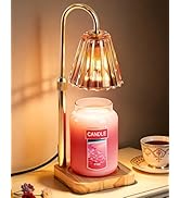 Marycele Candle Warmer Lamp with Timer for Yankee Candles, Adjustable Height Wax Melt Warmer, Bir...