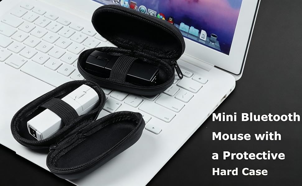 Wireless Mini bluetooth Mouse Silent portable compact tiny for pc laptop computer macbook travel