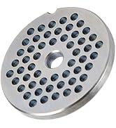 #22 Stainless Steel Meat Grinder Plate Discs Blades Compatible with Meat Grinders,Cutting Disks H...
