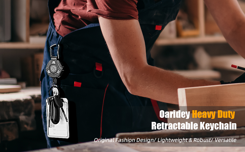 Retractable Keychain Heavy Duty